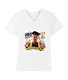 Gildan - Softstyle V-neck · DTF Print · White
