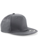 Beechfield 5 Panel Snapback Rapper Cap - Graphite Grey