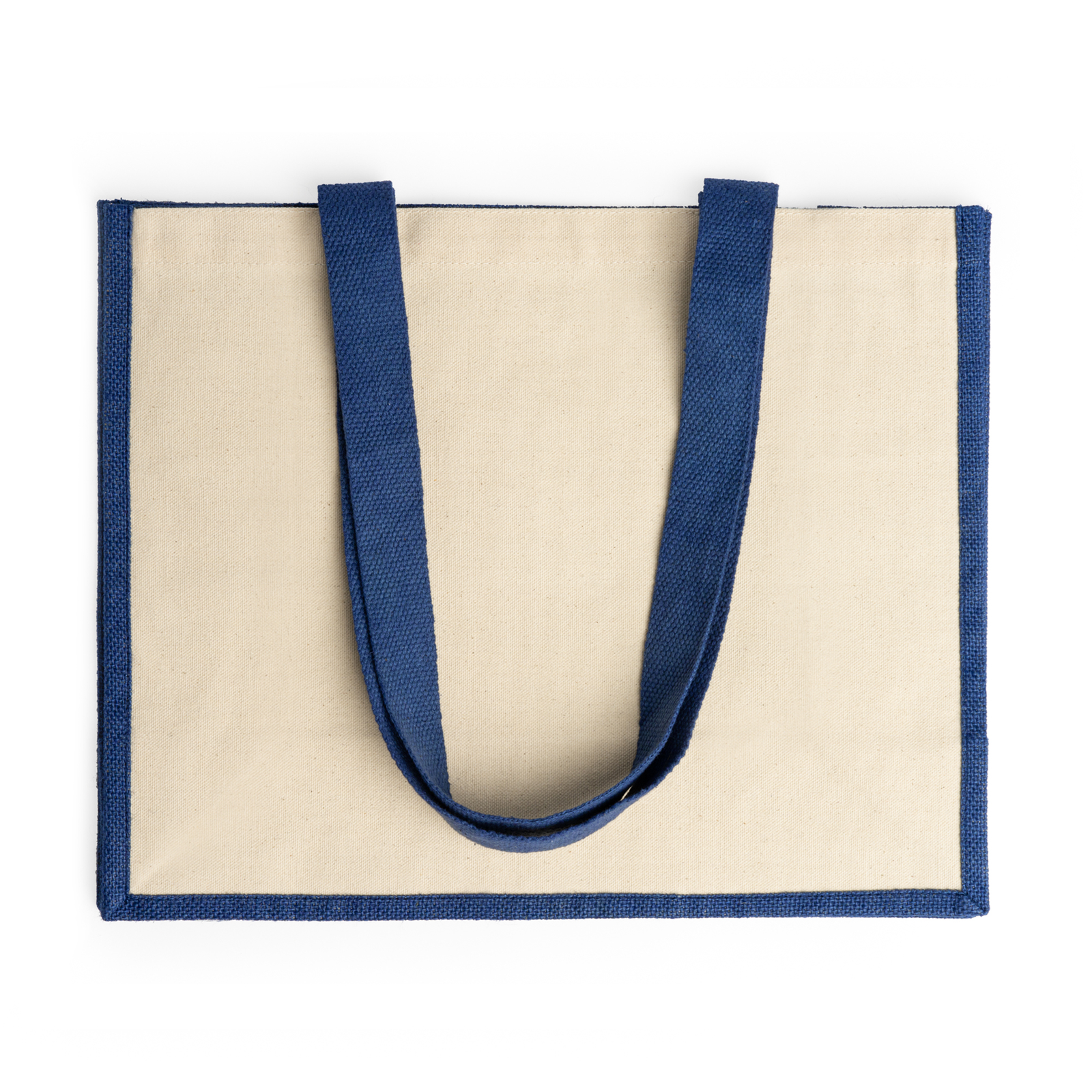 Jute & Canvas Shopper - Blauw