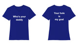 Gildan - Softstyle V-neck · DTF Print · Navy
