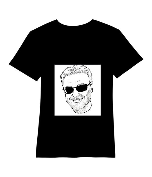 Gildan - Softstyle V-neck · DTF Print · Black
