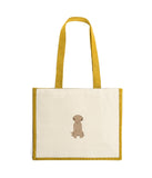 Jute & Canvas Shopper · DTF Print tassen · Beige (7110)