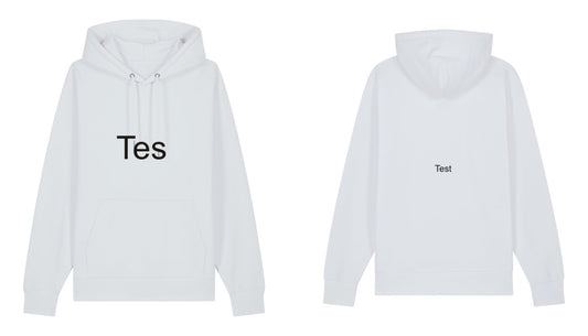AWDis - College Hoodie · DTF Print · Arctic White