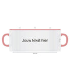Gekleurde binnenkant en oor mok · Sublimatie · Roze