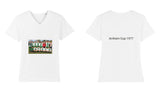 Gildan - Softstyle V-neck · DTF Print · White