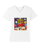 Gildan - Softstyle V-neck · DTF Print · White